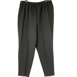 VTG Womens Monterey Canyon Size 22W USA Elastic Black Pull On Pants 3083